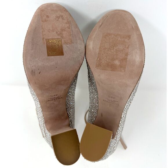 Valentino VLogo Swarovski Crystal Platform Pumps- Size 38.5 - Picture 11 of 13